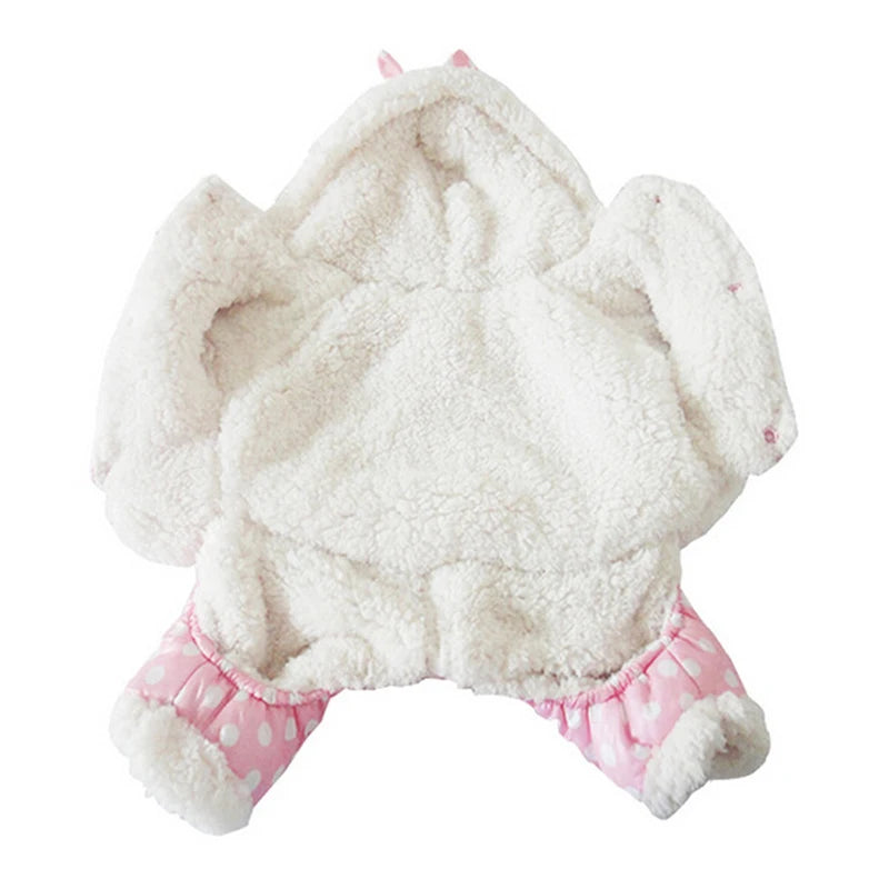 Hot-Selling Pink Waterproof Hooded Dog Coat