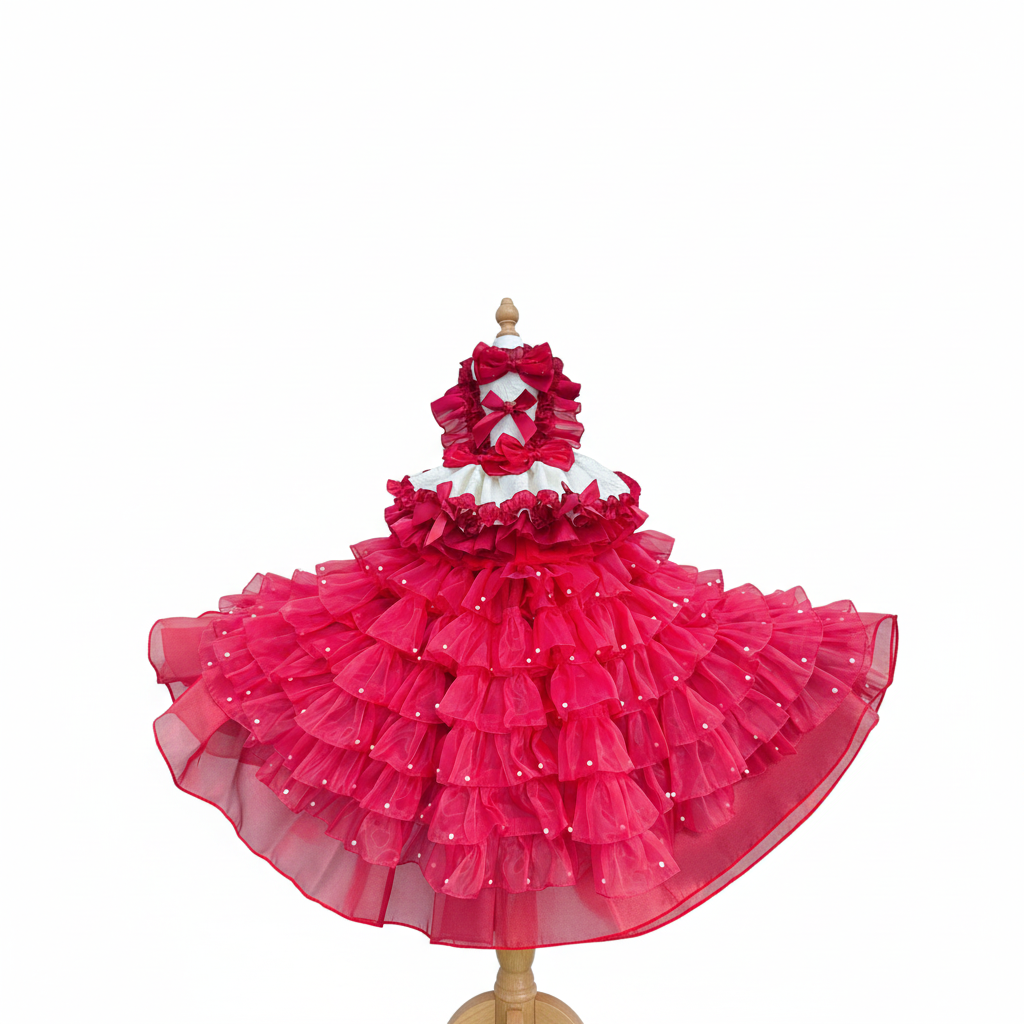 The "Scarlet Queen" Detachable Gown