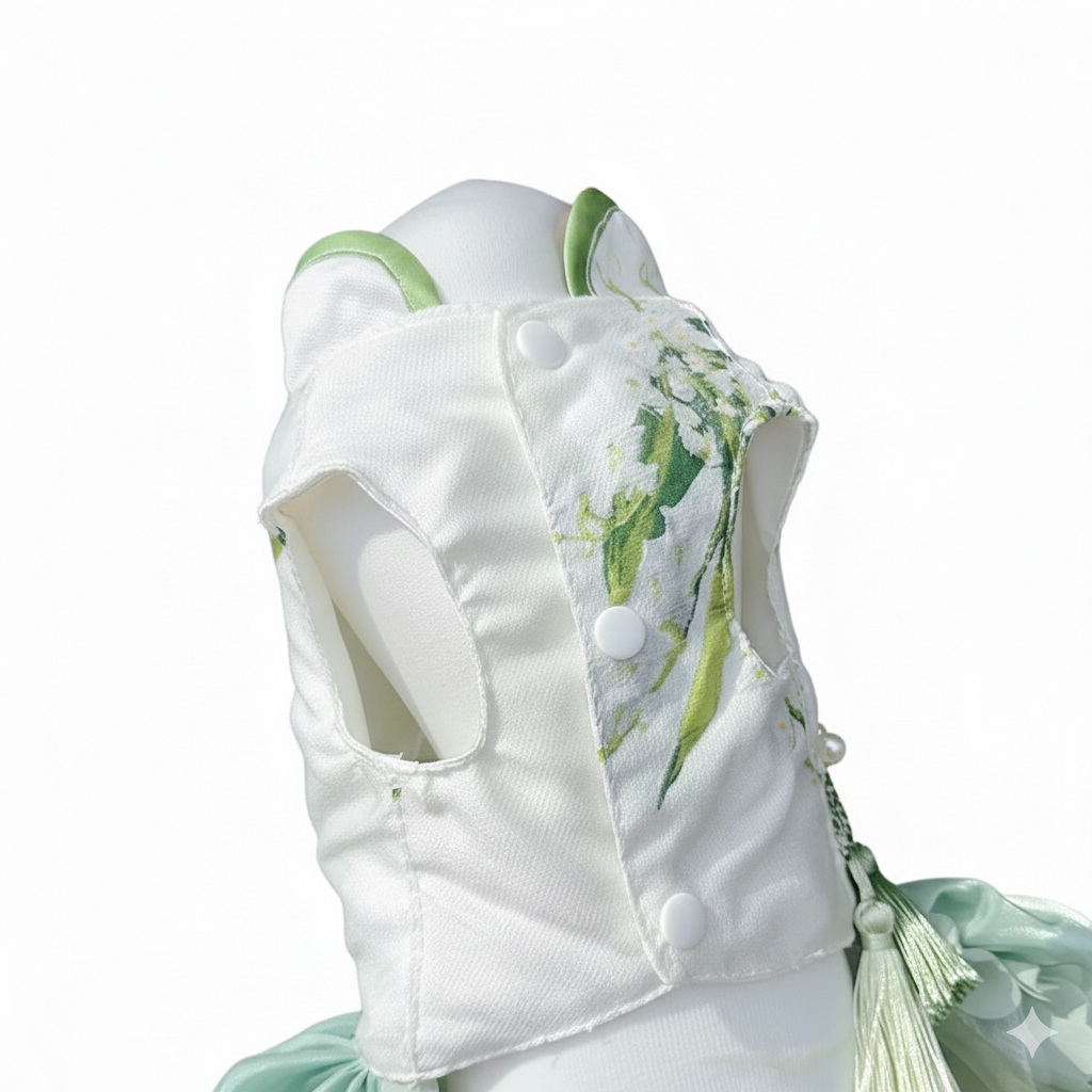 Embroidered Tassel Party Dress