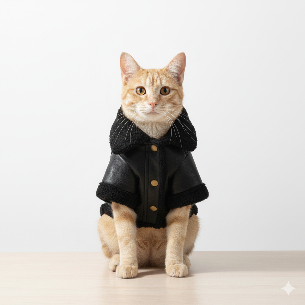 Classic Shearling Aviator Jacket