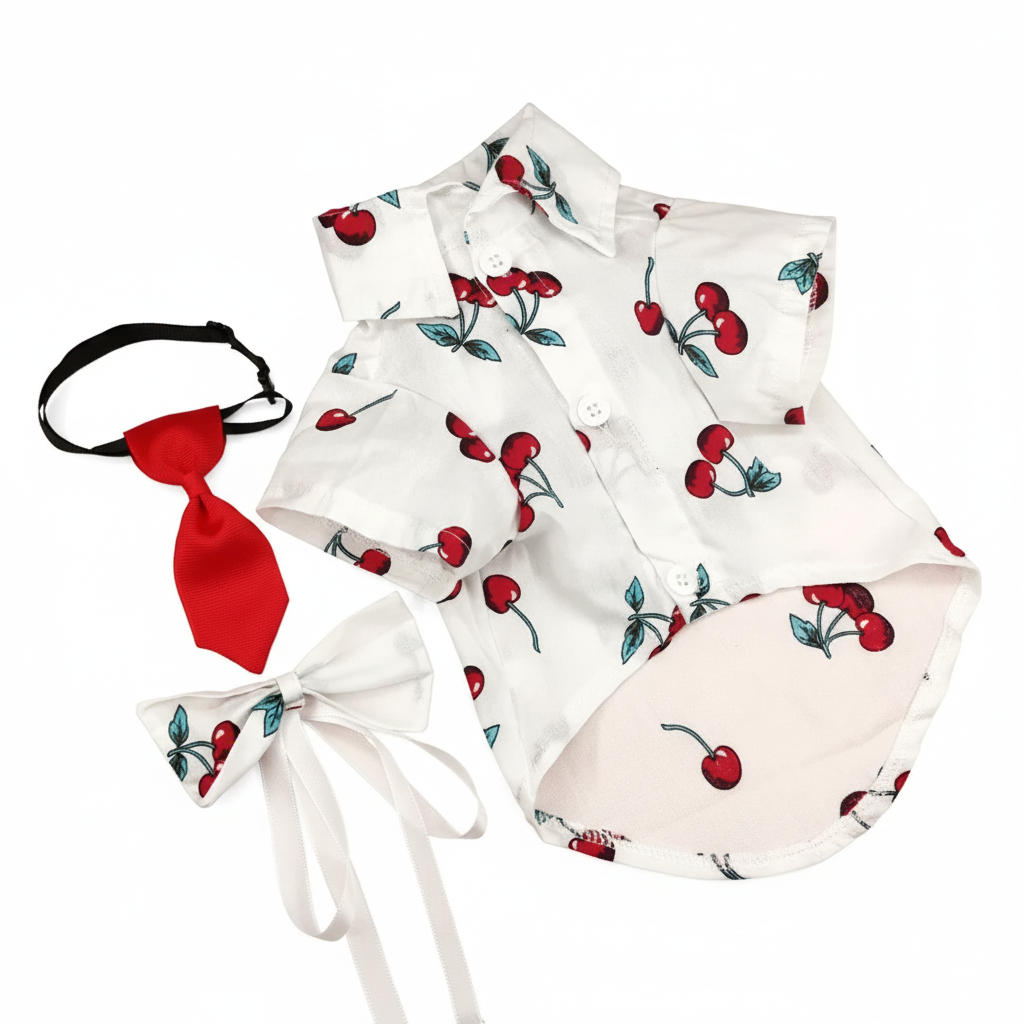 Chic French Pet Couple Summer Set