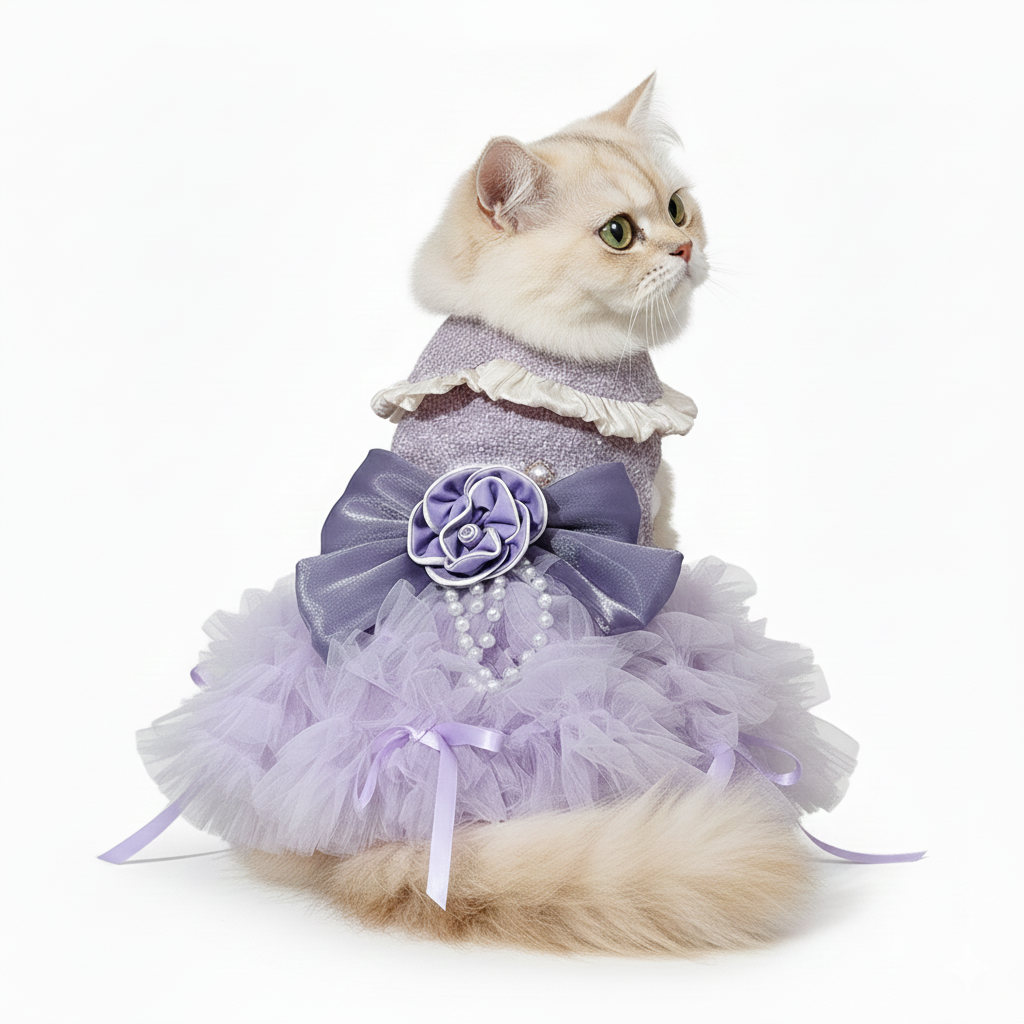 Royal Pearl Hand-Embroidered Detachable Gown