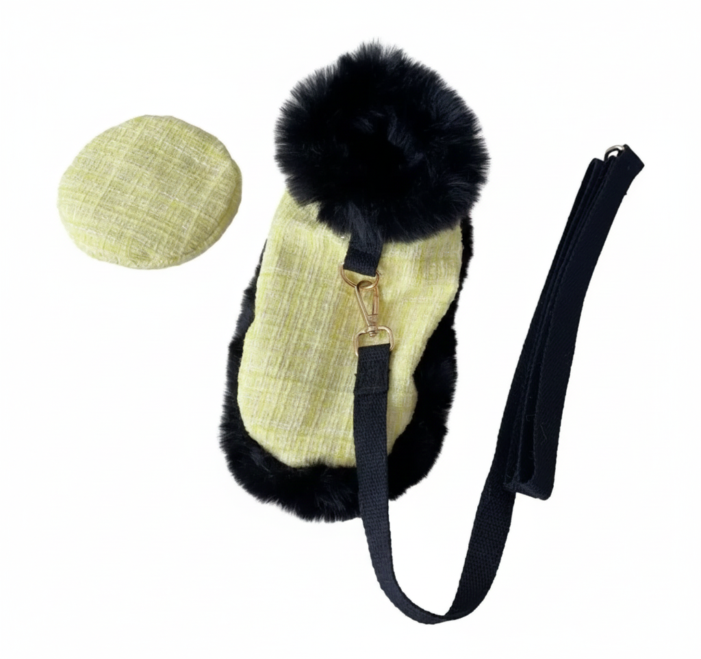 Snuggly Woolen Cape with Leash Clip