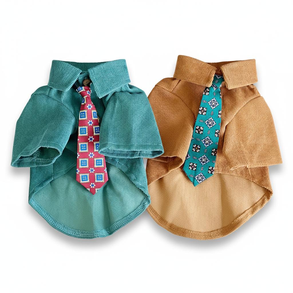 Classic Button-Up with Necktie