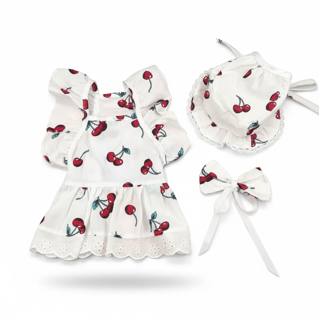 Chic French Pet Couple Summer Set
