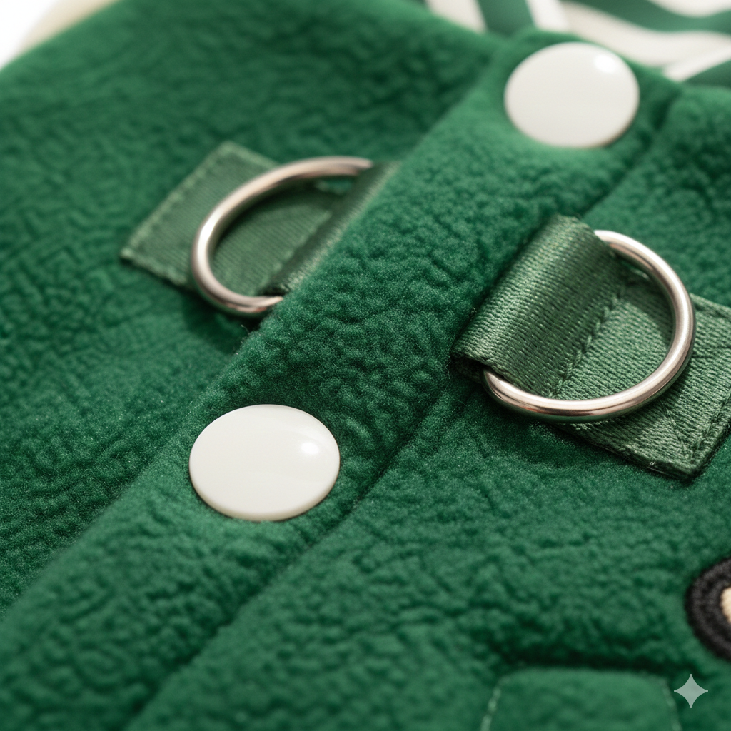 Snuggle-Soft Teddy Bear Baseball Jacket