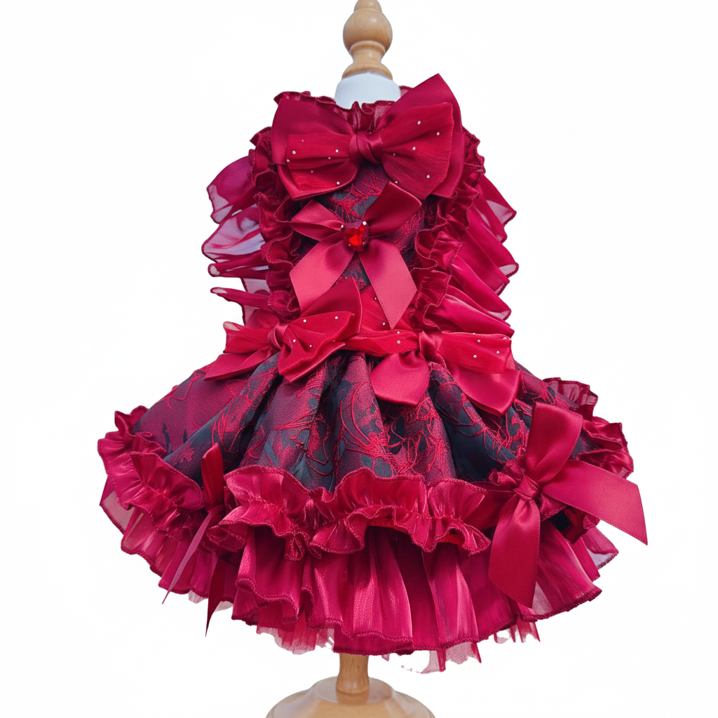 The "Scarlet Queen" Detachable Gown