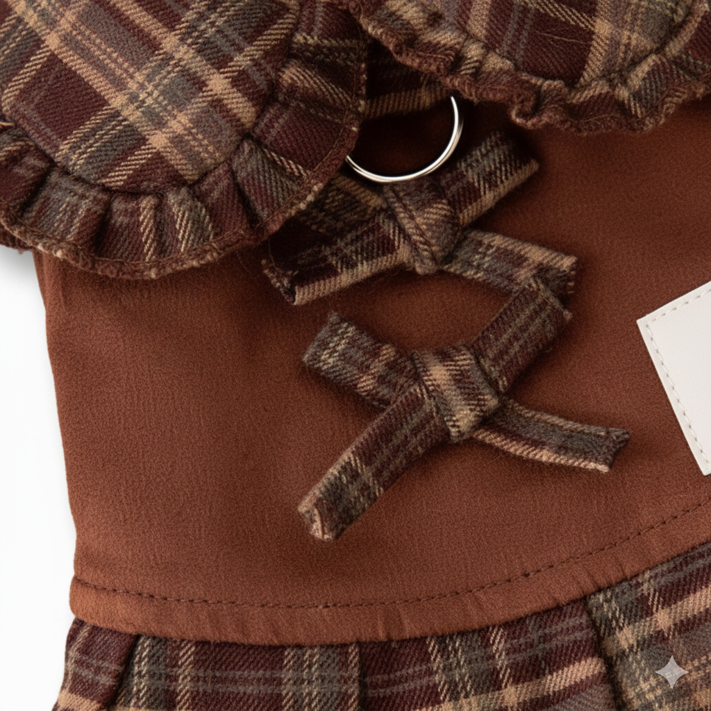 Retro Check Shirt & Dress Set