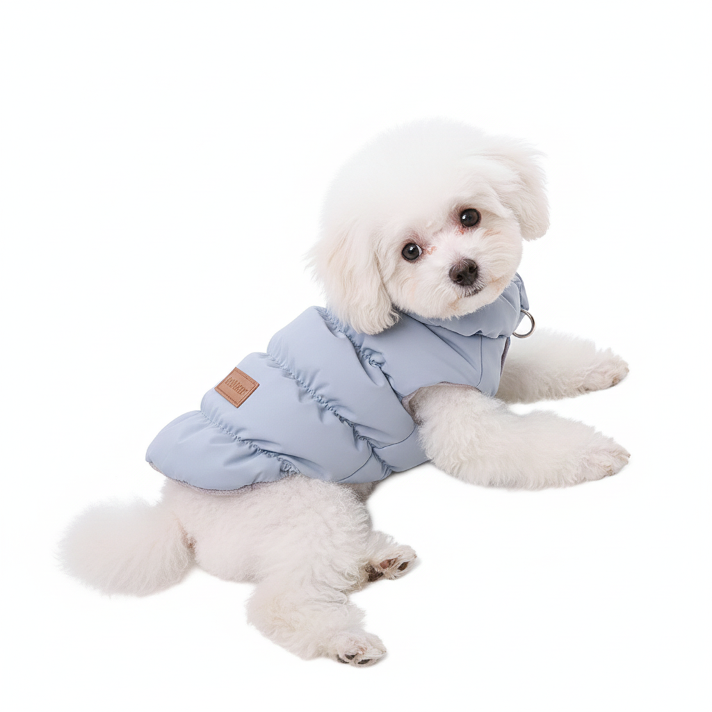 Warm Soft Cotton Pet Turtleneck Vest